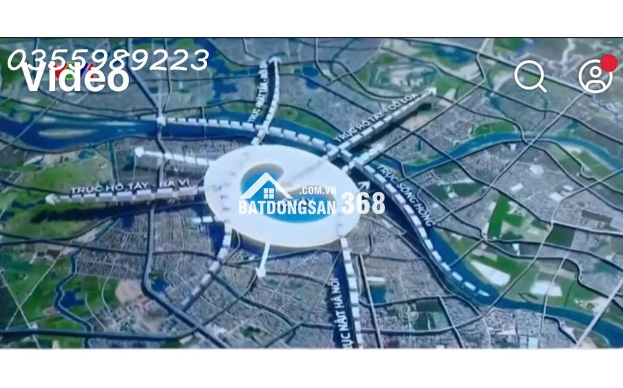 BÁN LÔ GÓC VIP - KINH DOANH -  3 MẶT TIỀN GẦN TRỤC HỒ TÂY- BA VÌ. TỔNG DIỆN TÍCH 135M2. ĐƠN GIÁ 39 TRIỆU/1M2